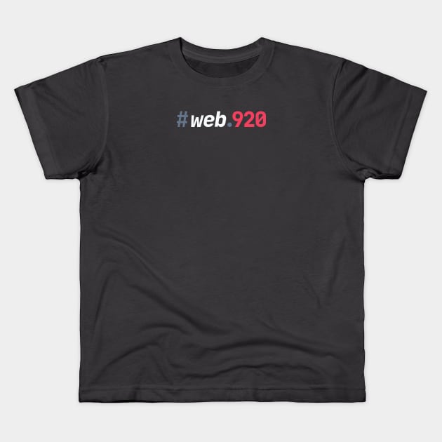 web.920 Kids T-Shirt by qrayg